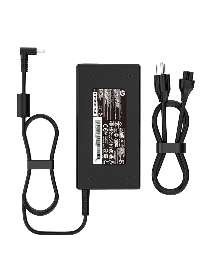 AC Charger for HP 120W Power Adapter, HP Laptop Charger for HP USB-C Dock G5 USB-C/A Universal Dock G2 5TW13AA Envy 15 17 Series Omen 15-5000 5100 5200 710415-001 L41856-001 HP 120W AC Adapter
