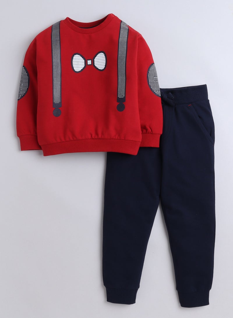 Boys 2-Piece Graphic Printed Sweatshirt and  Jogger Set