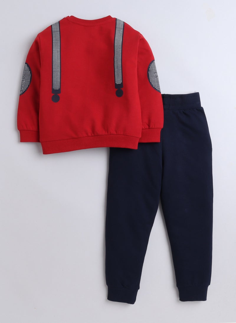 Boys 2-Piece Graphic Printed Sweatshirt and  Jogger Set