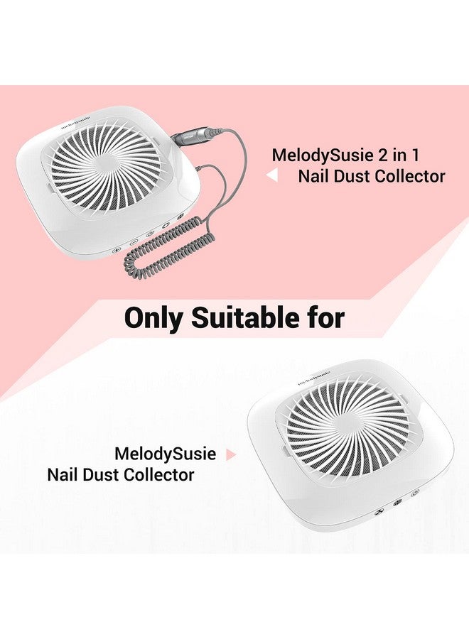 Nail Dust Collector Replacement Filter 4 Pack, Reusable Dust Filter For Melosysusie Nail Dust Collector Vacuum Fan Dust Collector Extractor Electric Dust Suction Machine