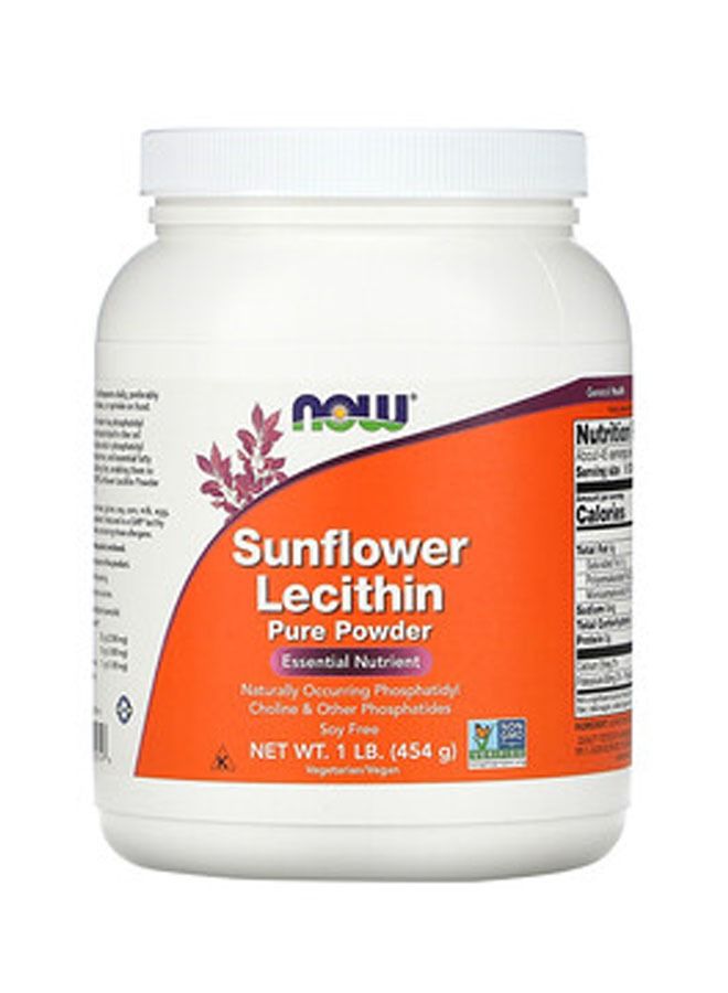 SUNFLOWER LECITHIN PURE POWDER 454G