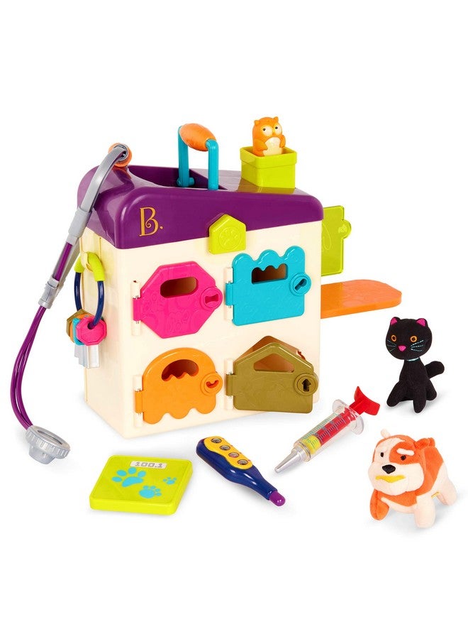 Toy Vet Set For Toddlers Kids Pet Care Set Pretend Play Set Vet Clinic Tools Plush Toys 2 Years + Pet Vet