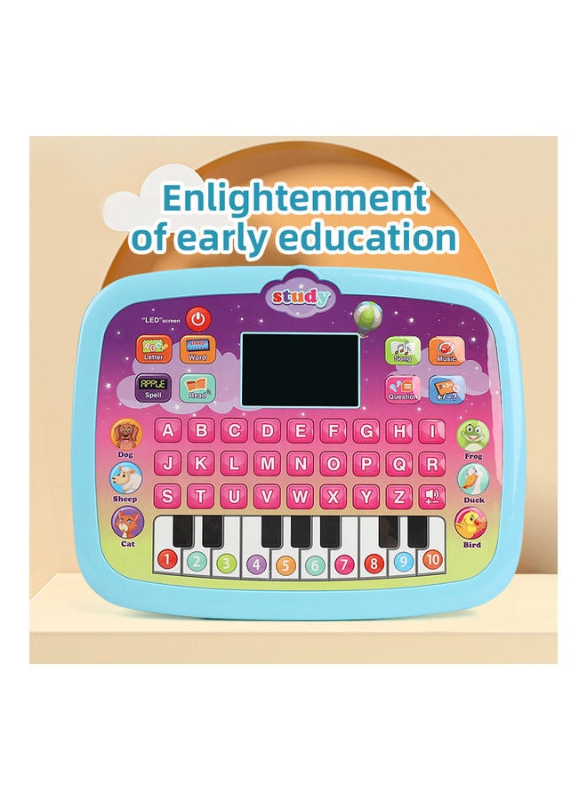 Led Screen Childrens Tablet Learning Toy Model Educational English Point Reading Machine 23.5X18.5X2.5cm