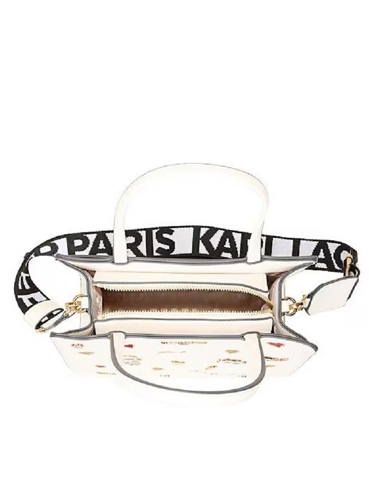 Karl Lagerfeld Maybelle Leather Satchel