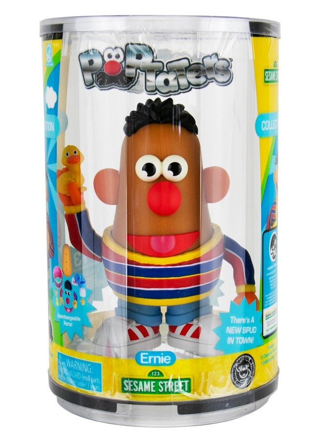 Poptaters Sesame Street Bert Or Ernie Style Selected At Random. Includes 14 Removable, Interchangeable Facial And Body Parts Including 1 Surprise Potato Head Piece Recommended For Ages 8 And Up