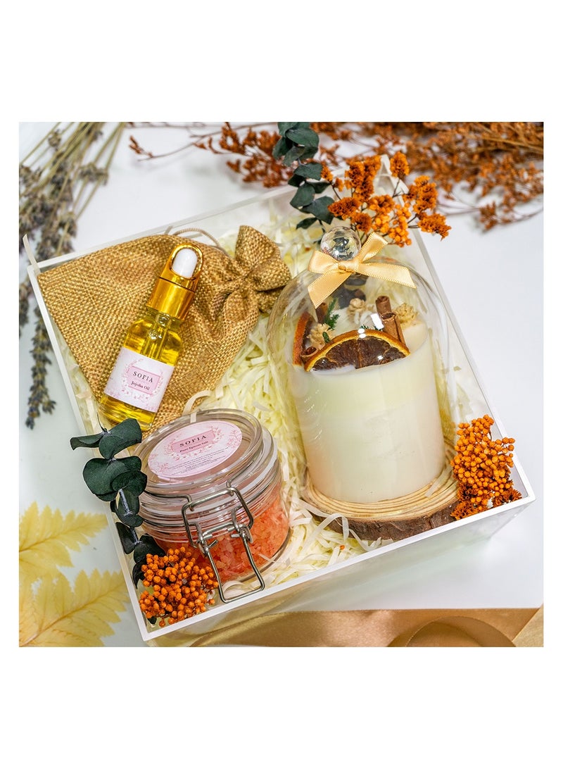 Luxe Spa Retreat Essentials Candle Gift Set, Birthday Gift, Best Gift
