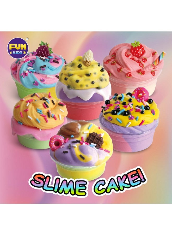 4 Lb Milky Butter Slime Bucket Gift For Girls, Funkidz 64 Fl Oz Huge Soft White Premade Scented Slime Kit Toy With 29 Variety Add Ins Perfect Birthday Present For Kids Age 6+