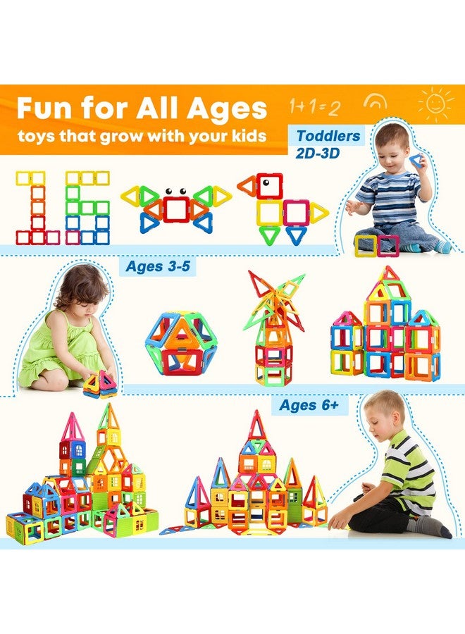 Magnetic Building Blocks Stem Toy For Kids 3+ Endless Educational Play Value