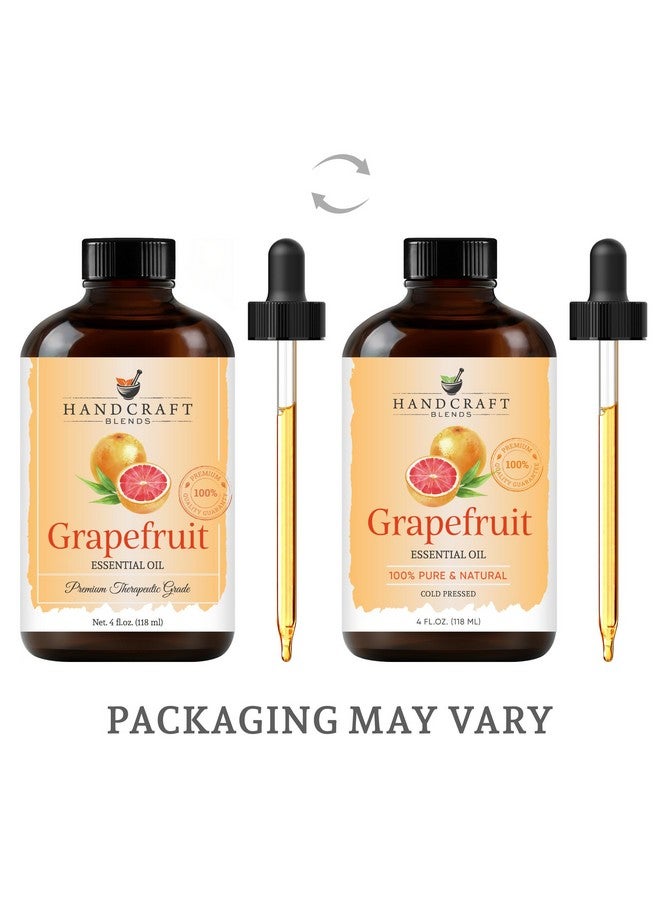 Grapefruit Essential Oil Huge 4 Fl Oz 100% Pure And Natural Premium Grade With Glass Dropper