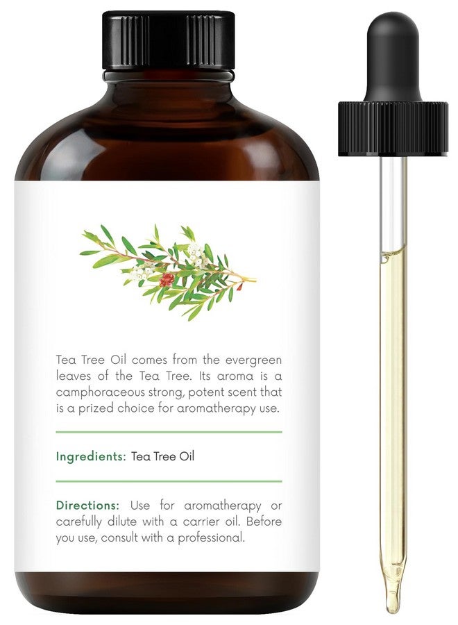 Tea Tree Essential Oil Huge 4 Fl Oz 100% Pure And Natural Premium Grade With Glass Dropper