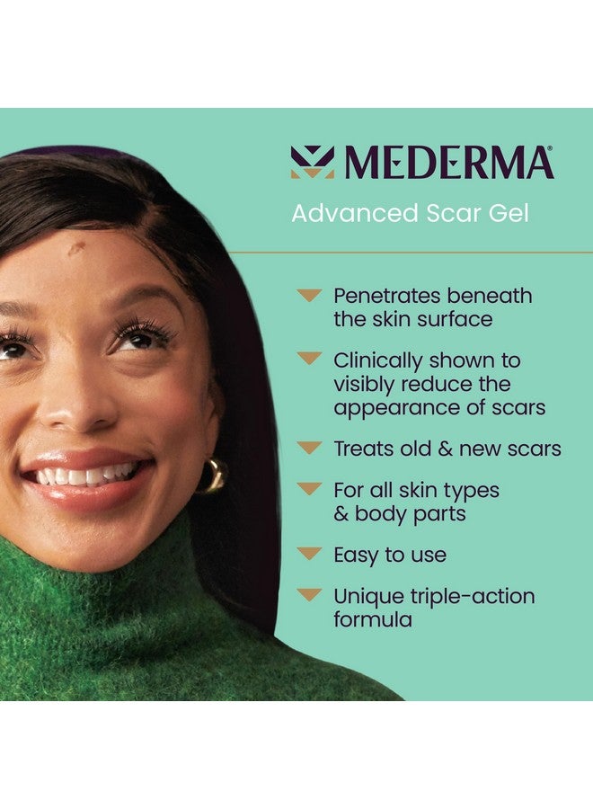 Advanced Scar Gel, Treats Old And New Scars, Reduces The Appearance Of Scars From Acne, Stitches, Burns And More, 50 Grams