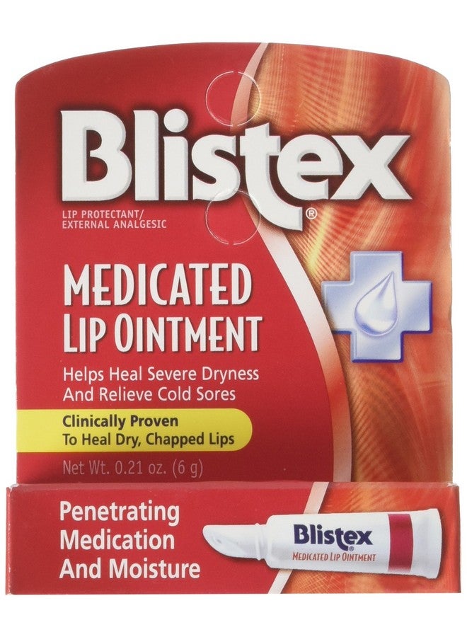 Medicated Lip Ointment 0.21 Oz (Pack Of 6)