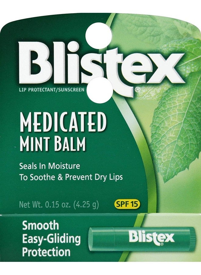 Lip Balm Spf 15 Mint, 0.15 Oz (Pack Of 4)