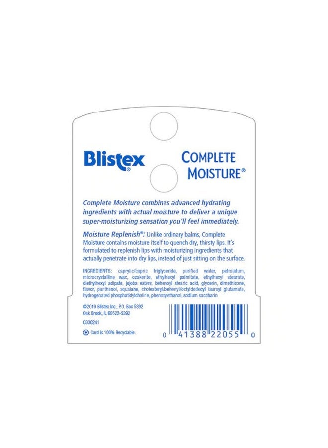 Complete Moisture Lip Protectant/Sunscreen .15 Oz (4.25 G) - 2Pc