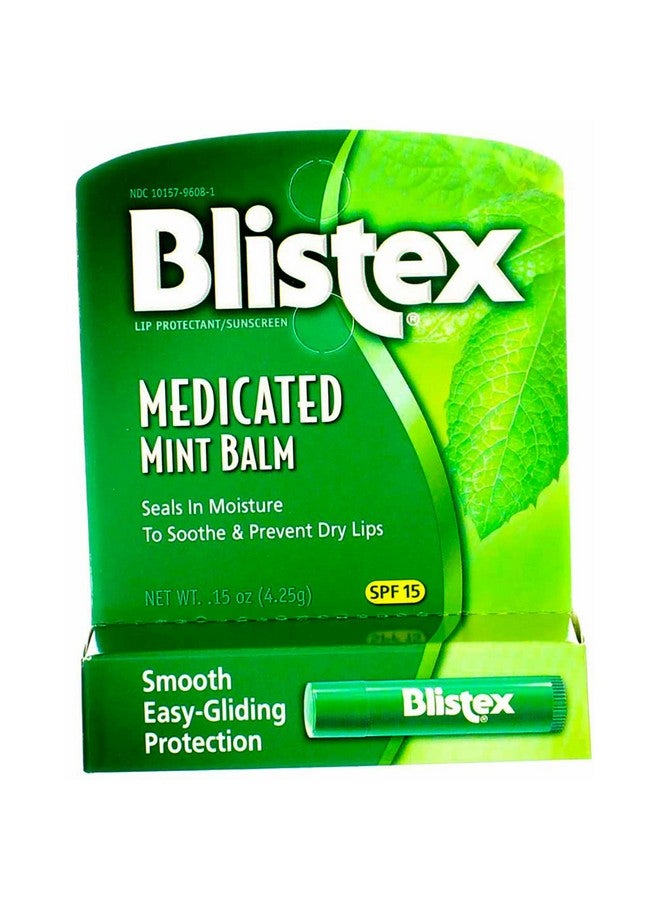 Medicated Mint Balm Spf 15 0.15 Ounce (Pack Of 7)