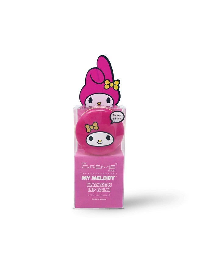 X Sanrio Hello Kitty Macaron Lip Balm (My Melody Strawberry Ice Cream) Korean Cute Scented Pocket Portable Soothing Advanced Musthave Onthego