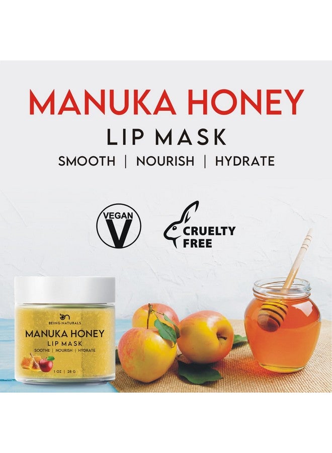Lip Mask & Lip Balm Leaveon Overnight Repair And Nourish Lip Mask Or Lightweight Nonsticky Daytime Lip Care With Vitamin C Antioxidants Manuka Honey Stem Cells 1 Oz.