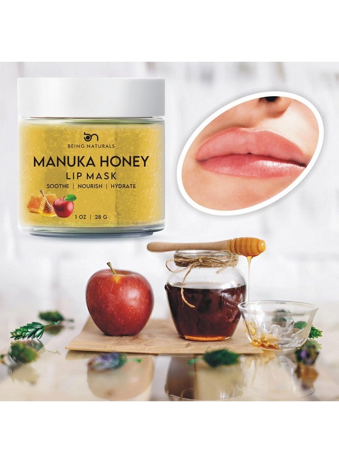 Lip Mask & Lip Balm Leaveon Overnight Repair And Nourish Lip Mask Or Lightweight Nonsticky Daytime Lip Care With Vitamin C Antioxidants Manuka Honey Stem Cells 1 Oz.