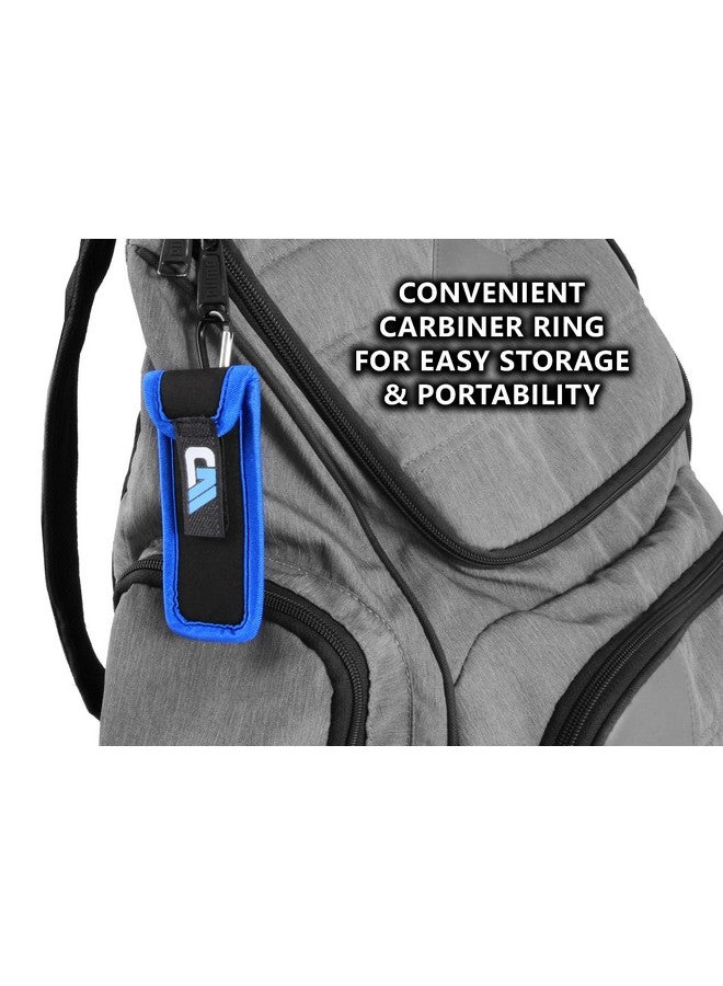 Lip Balm Holder Clip On Neoprene Chapstick Pouch Easily Clips Onto Backpack Or Belt For Convenient Travel And Storage Carabiner Included