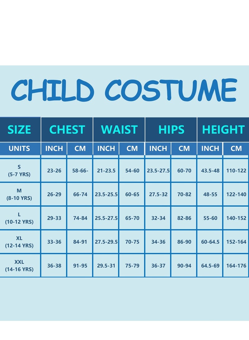 Creations Ninja Costume for Kids, Deluxe Ninja Costume for Boys Dress Up