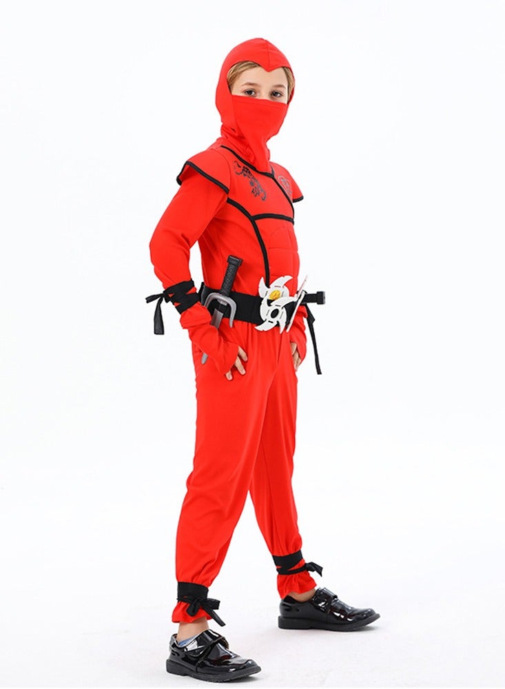 Creations Ninja Costume for Kids, Deluxe Ninja Costume for Boys Dress Up