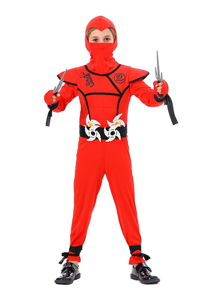 Creations Ninja Costume for Kids, Deluxe Ninja Costume for Boys Dress Up