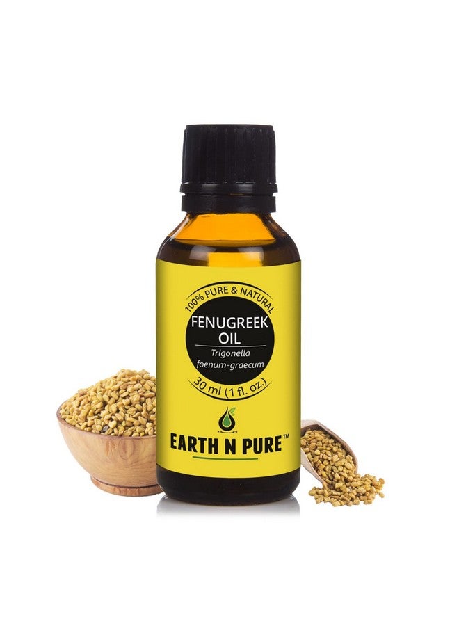 Fenugreek Seed Oil (Methi Oil) Cold Pressed, Natural And Therapeutic Grade 30 Ml