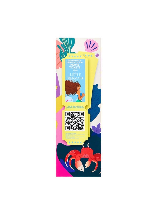 And Disney'S The Little Mermaid Hair Care Gift Set For Curly Hair, Includes Black Vanilla Leave In Conditioner Spray, Kid'S Brush And Comb, 8 Fl Oz
