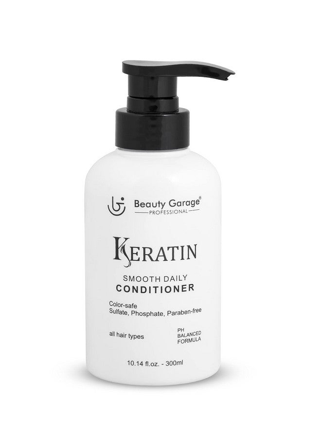 Keratin Sulfate Free Moisturizing Smooth Daily Conditioner 300Ml Frizz Control Perfect Smooth And Shine To Maintain Your Straight Hair