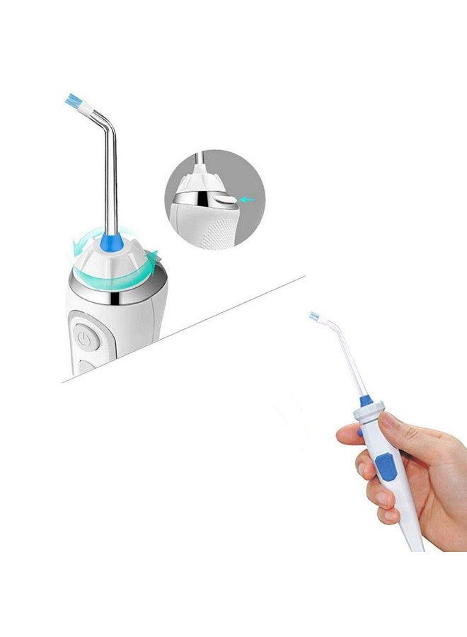 Flosser Replacement Tips For Waterpik Water Flosser, Reach Flosser Refill Heads Replacement Heads For Waterpik, Compatible With Waterpik Oral Irrigator & Dental Flosser (Plaque Seeker Tips)