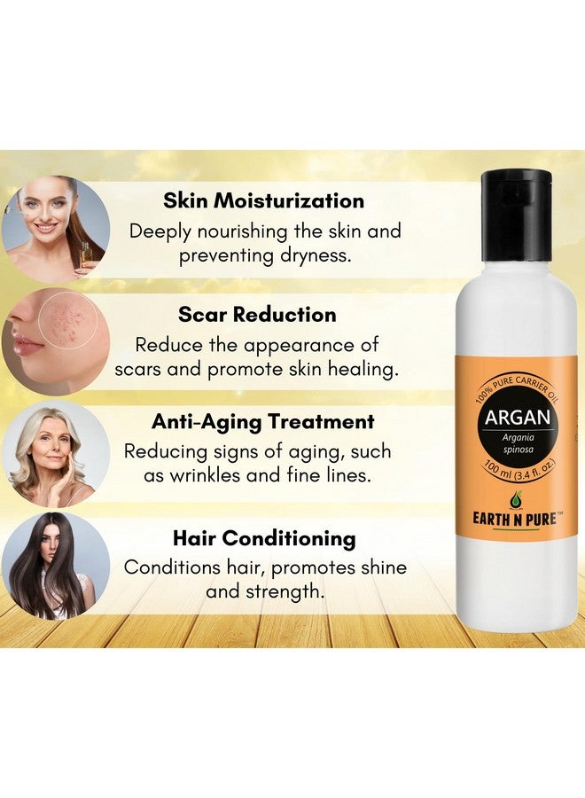 Argan Oil For Hair Styling, Hair Growth, Hairfall Control Natural And Therapeutic Grade 100 Ml