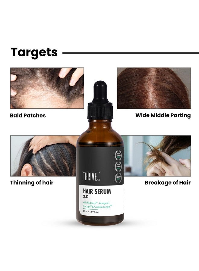 Hair Growth Serum | With Redensyl, Anagain, Procapil & Capilia Longa For Hair Fall Control | For Men & Women | 50Ml