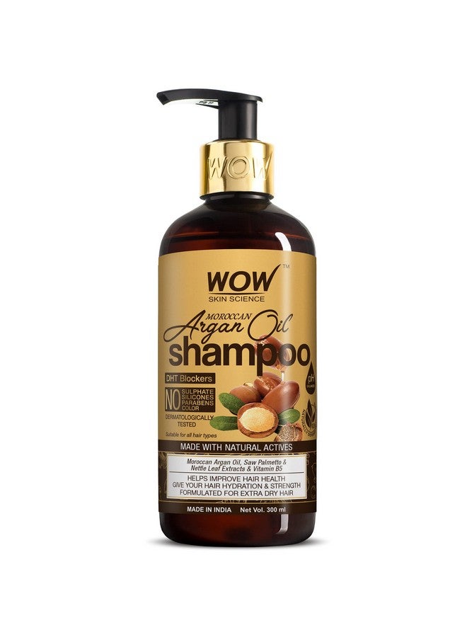 Moroccan Argan Oil Shampoo For Dry Hair/Dandruff/Hair Loss/Hair Growth/Frizzy Hair 300 Ml