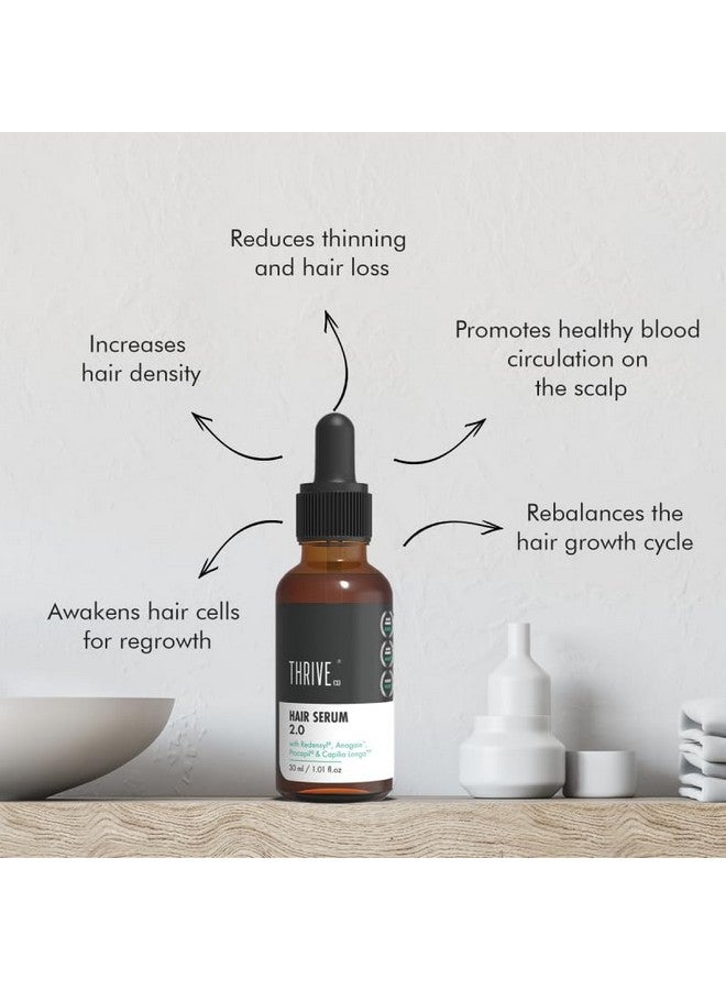 Hair Growth Serum 2.0, 30Ml, With Effective Redensyl, Anagain & Procapil