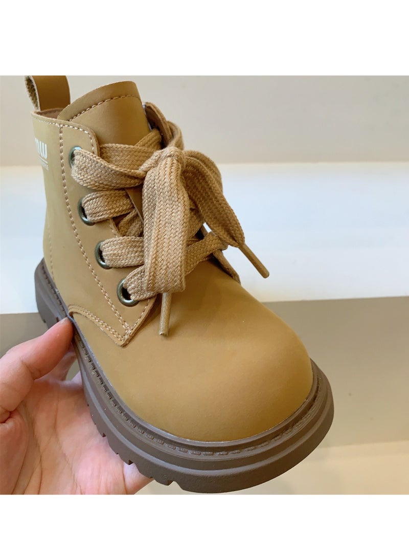 Children's Yellow Boots, Martin Boots, Fashionable And Personalized Short Boots