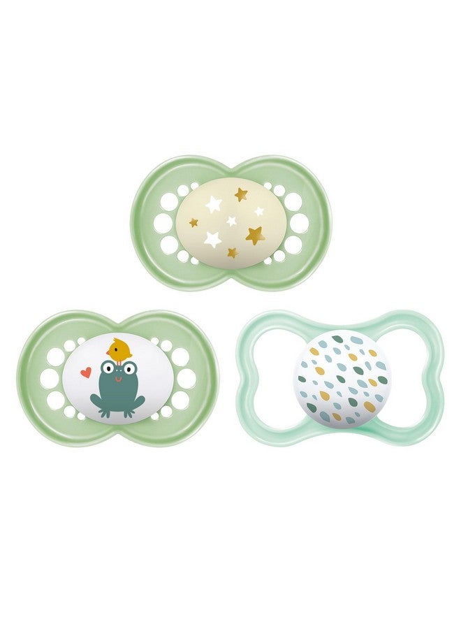 Variety Pack Baby Pacifier 16+ Months Includes 3 Types Of Pacifiers Nipple Shape Helps Promote Healthy Oral Development 3 Pack 16+ Months Unisex