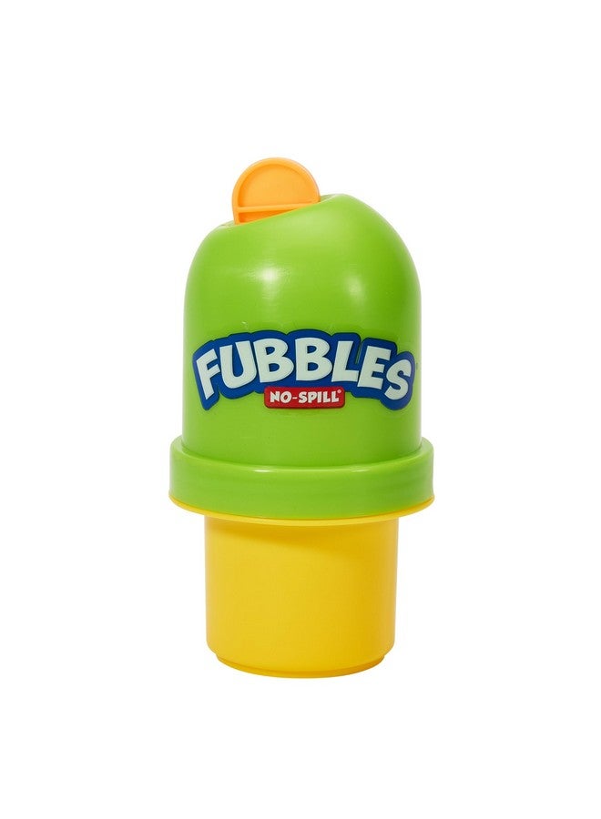 Fubbles Bubbles No Spill Bubbles Tumbler Bubble Toy For Babies Toddlers And Kids Of All Ages Includes 4Oz Bubble Solution And Bubble Wand (Tumbler Colors May Vary)