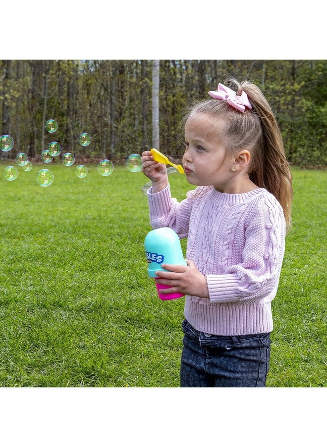 Fubbles Bubbles No Spill Bubbles Tumbler Bubble Toy For Babies Toddlers And Kids Of All Ages Includes 4Oz Bubble Solution And Bubble Wand (Tumbler Colors May Vary)