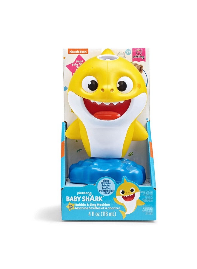 Baby Shark Bubble & Sing Machine With 16 Oz Bubble Solution