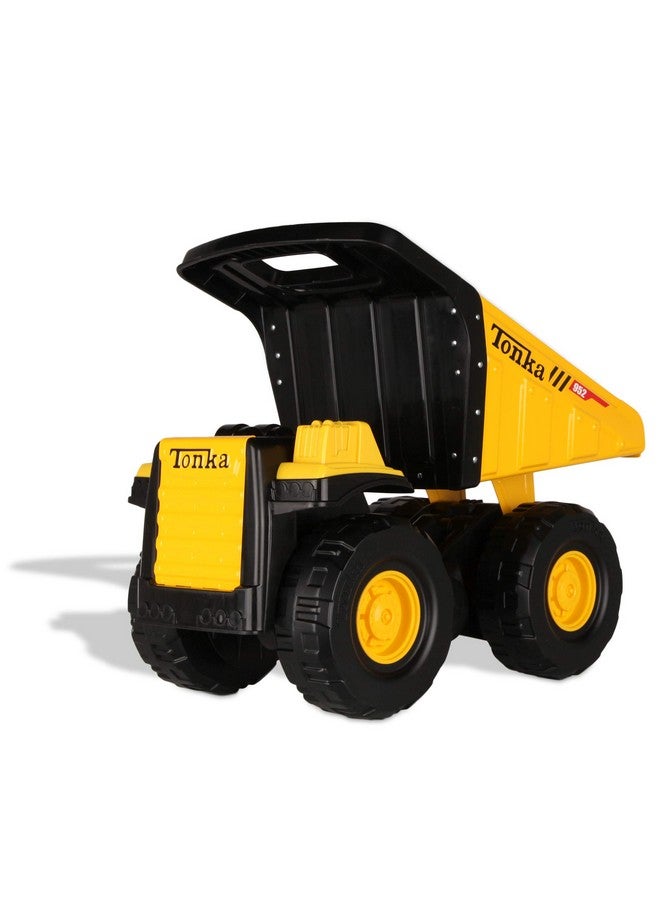 Steel Mighty Dump Truck Yellow, For Ages 3+, Made Of Steel And Plastic