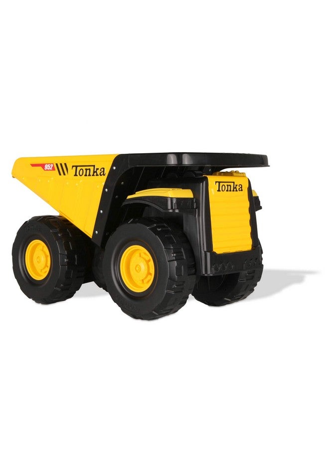 Steel Mighty Dump Truck Yellow, For Ages 3+, Made Of Steel And Plastic