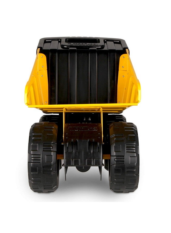 Steel Mighty Dump Truck Yellow, For Ages 3+, Made Of Steel And Plastic