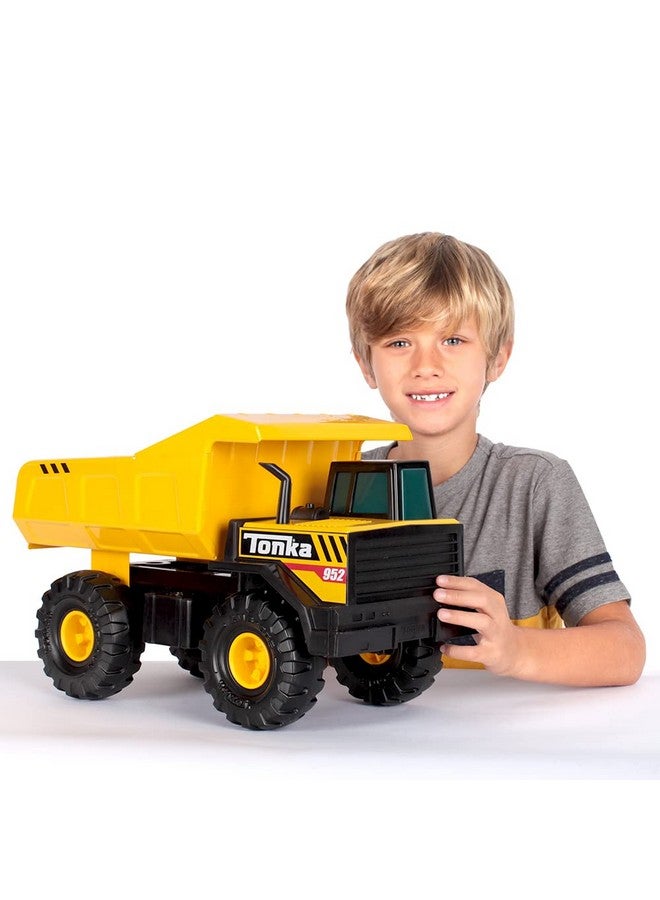 Steel Classics Mighty Dump Truck, Toy Truck, Real Steel Construction, Ages 3 And Up, Frustration Free Packaging (Ffp) , Yellow