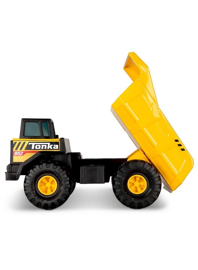 Steel Classics Mighty Dump Truck, Toy Truck, Real Steel Construction, Ages 3 And Up, Frustration Free Packaging (Ffp) , Yellow