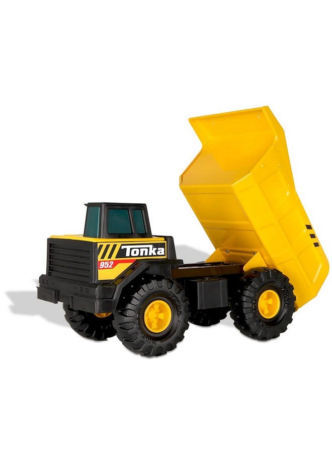 Steel Classics Mighty Dump Truck, Toy Truck, Real Steel Construction, Ages 3 And Up, Frustration Free Packaging (Ffp) , Yellow