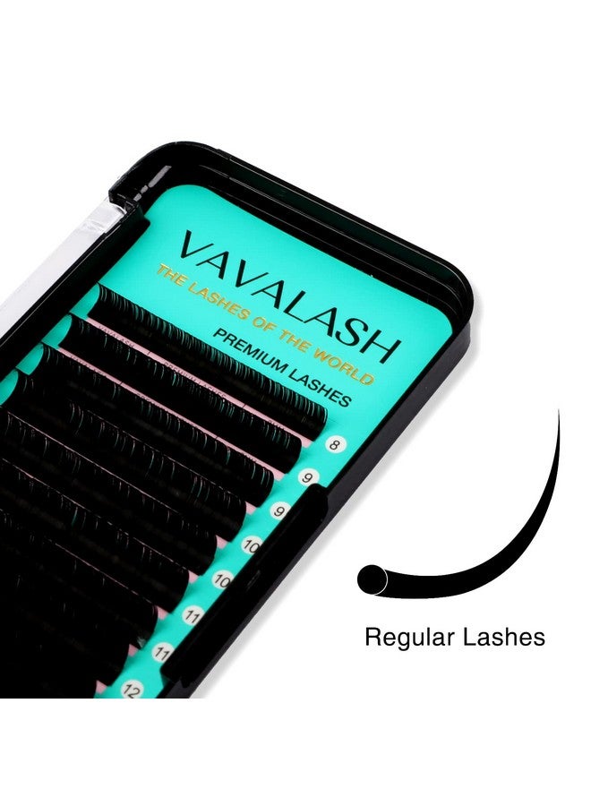 Eyelash Extensions 0.07 D Curl 8 14Mm Lash Extensions Supplies Individual Lashes Premium Silk Volume & Classic Lash Soft Matte Dark Professional Eyelashes Extension (0.07 D 8 14 Mixed)