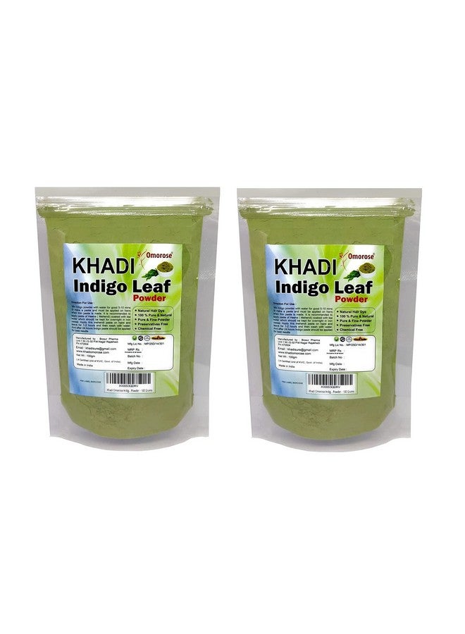 Indigo Leaf Powder For Hair (100 Grams) | (Pack Of 2) | Total 200 Grams