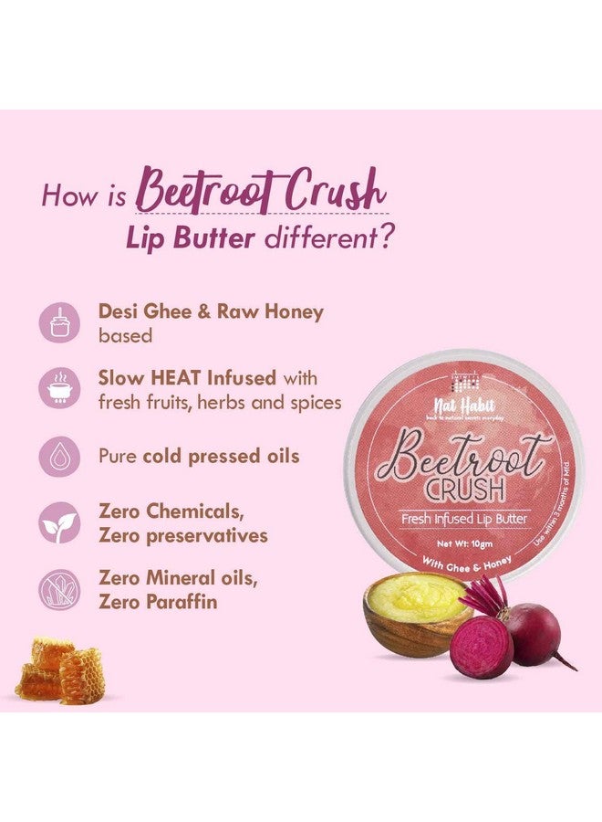 Ready-To-Apply Henna Paste & Beetroot Crush Lip Butter - Lip Balm The Ideal Combo For Conditioned Hair, Healthy Scalp, Lip Care & Hair Fall With Rich Dark Brown Color (Combo Pack Of 3)