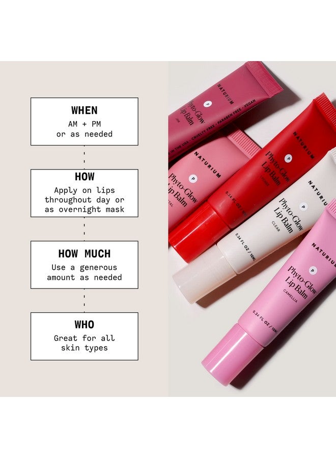 Phytoglow Lip Balm Hydrating Lip Care With A Glossy Finish 0.34 Oz (Clear)
