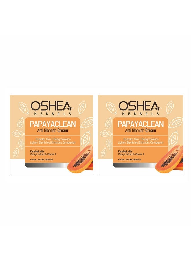 Herbals Papayaclean Anti Blemish Face Cream For All Skin Types | Hydrates, Removes Dark Spots & Blemishes | With Papaya Extract & Vitamin E 50 G… (Pack Of 2)